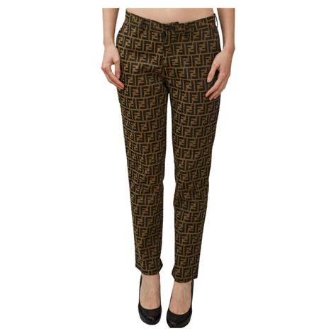 vintage fendi zucca pants|Fendi zucca havana.